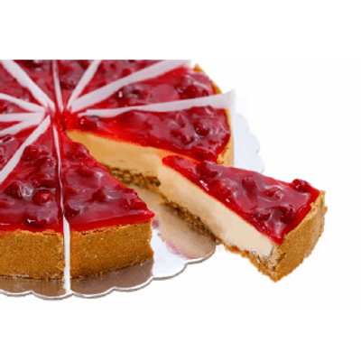 PRE-CUT ТОРТА "NEW YORK ЧИЙЗКЕЙК С ЧЕРЕША" /1 бр. в кутия - 12 парчета/ 69619