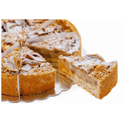 PRE-CUT ТОРТА "ЯБЪЛКОВ ПАЙ С КРЕМ" /1 бр. в кутия - 12 парчета/ 69602