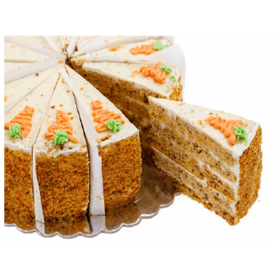 PRE-CUT МОРКОВЕНА ТОРТА /1 бр. в кутия - 12 парчета/ 79013