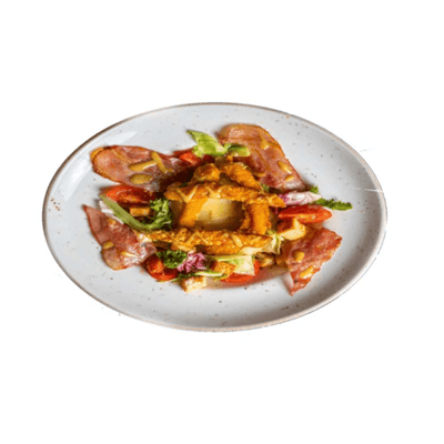 Caesar with Crispy Chicken
