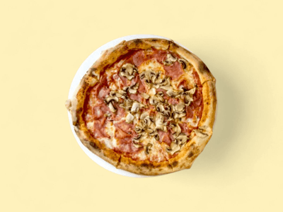Prosciutto e funghi