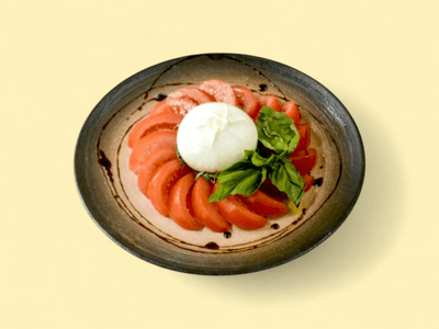 Caprese con burrata