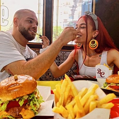 Guests at Burger Chef