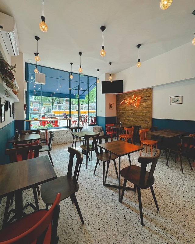 Dining room at Yugo restaurant