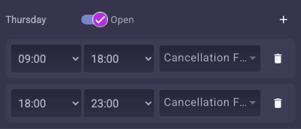 Χρονικό slot με συνδεδεμένους κανόνες